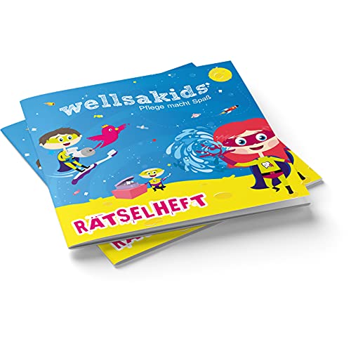 wellsamed wellsakids Rätselheft rund um das Thema Zahnpflege - 12-Seiten Rätsel- und Ausmalbuch - für Kinder ab 4 Jahren - rätseln, rechnen, ausmalen - Beschäftigung im Wartezimmer Praxis wellsamed wellsakids Rätselheft rund um das Thema Zahnpflege - 12-Seiten Rätsel- und Ausmalbuch - für Kinder ab 4 Jahren - rätseln, rechnen, ausmalen - Beschäftigung im Wartezimmer Praxis von Wellsamed