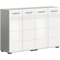 welltime Badmöbel-Set "Calicio, bestehend aus: 2 Midischränken", (2 St.), hochwertige MDF Front mit Rillenfräsung von Welltime