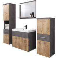 welltime Badmöbel-Set "ELDA" Komplett-Set, 5 Stk. tlg. von Welltime