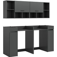 welltime Badmöbel-Set "FALAS, TOPSELLER, 6-teilig, Hauswirtschaftsraum Set, Breite 190 cm" Set, 2x Waschmaschinenumbauschrank, 2x Standregal & 2x Hängeschrank, 6 Stk. tlg. welltime Badmöbel-Set "FALAS, TOPSELLER, 6-teilig, Hauswirtschaftsraum Set, Breite 190 cm" Set, 2x Waschmaschinenumbauschrank, 2x Standregal & 2x Hängeschrank, 6 Stk. tlg. von Welltime