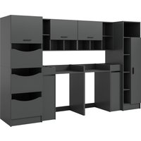 welltime Badmöbel-Set "FALAS, TOPSELLER, 8-teilig, Hauswirtschaftsraum Set, Breite 300 cm" Set, Wäscheschrank, Hängeschrank,Standregal, Umbauschrank, Mehrzweckschrank, 8 Stk. tlg. von Welltime