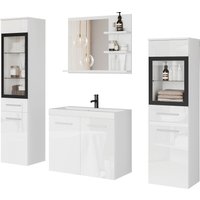 welltime Badmöbel-Set "MADRIT" Komplett-Set, mit Waschbecken, 5 Stk. tlg. welltime Badmöbel-Set "MADRIT" Komplett-Set, mit Waschbecken, 5 Stk. tlg. von Welltime