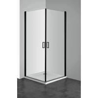 welltime Eckdusche "Florenz 2.2 Black", Hebe-Senk-Mechanismus, barrierefrei einbaubar, mit Drehtüren welltime Eckdusche "Florenz 2.2 Black", Hebe-Senk-Mechanismus, barrierefrei einbaubar, mit Drehtüren von Welltime