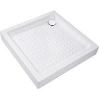 welltime Eckduschwanne "Summer 90x90" Set, Inklusive Fußgestell und Ablaufgarnitur, Duschtasse in der Größe BxT: 90 x 90 cm, Duschwanne von Welltime