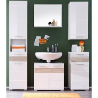 welltime Hängeschrank "Marbella" Hängeschrank mit hochglänzender Front - (B/T/H) 37/23/77 cm von Welltime