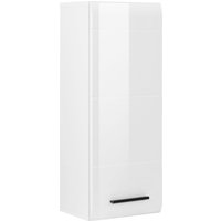 welltime Hängeschrank "Sovana" Badezimmerschrank mit 2 Fächern in Weiß - (B/T/H) 30/24/77 cm von Welltime