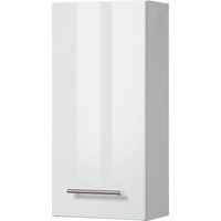 welltime Hängeschrank "Trento, verschiedene Ausführungen und Farben" Badmöbel, Breite 30 cm, 1 Tür, 2 Einlegeböden, Made in Germany von Welltime