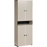 welltime Hochschrank "Amrum" Badezimmerschrank mit und ohne Schublade - (B/T/H) 40-70/31/186 cm von Welltime