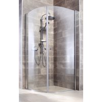 welltime Runddusche "Florenz", Hebe-Senk-Mechanismus, barrierefrei einbaubar, mit Drehtüren von Welltime