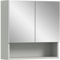 welltime Spiegelschrank "Calcio, Breite 55 cm, 2 Spiegeltüren, 1 Einlegboden, 3 Fächer", Badschrank, Bad-Möbel, Badezimmer von Welltime