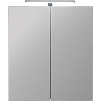welltime Spiegelschrank "Sovana" Badschrank wahlweise mit oder ohne Beleuchtung - (B/T/H) 60/18/67 cm von Welltime