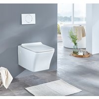 welltime Tiefspül-WC "Trento eckig", Spülrandloses Tiefspül-WC, inkl. ToilettenSitz mit Softclose. welltime Tiefspül-WC "Trento eckig", Spülrandloses Tiefspül-WC, inkl. ToilettenSitz mit Softclose. von Welltime