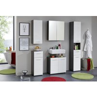 welltime Waschbeckenunterschrank "Sovana" Waschbeckenunterschrank mit 2 Türen - (B/T/H) 60/31/57 cm von Welltime