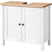 welltime Waschbeckenunterschrank "Sylt", Badmöbel im Landhaus-Stil, Breite 64 cm, aus Massivholz welltime Waschbeckenunterschrank "Sylt", Badmöbel im Landhaus-Stil, Breite 64 cm, aus Massivholz von Welltime