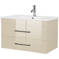 welltime Waschtisch "Florenz Badmöbel Badschrank mit Waschbecken" Waschplatz mit 2 Auszügen und Softclose Breite 80cm welltime Waschtisch "Florenz Badmöbel Badschrank mit Waschbecken" Waschplatz mit 2 Auszügen und Softclose Breite 80cm von Welltime
