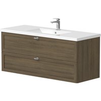 welltime Waschtisch "Rustic" mit Soft-Close-Funktion, Breite 121,5 cm, Eichenfurnier welltime Waschtisch "Rustic" mit Soft-Close-Funktion, Breite 121,5 cm, Eichenfurnier von Welltime