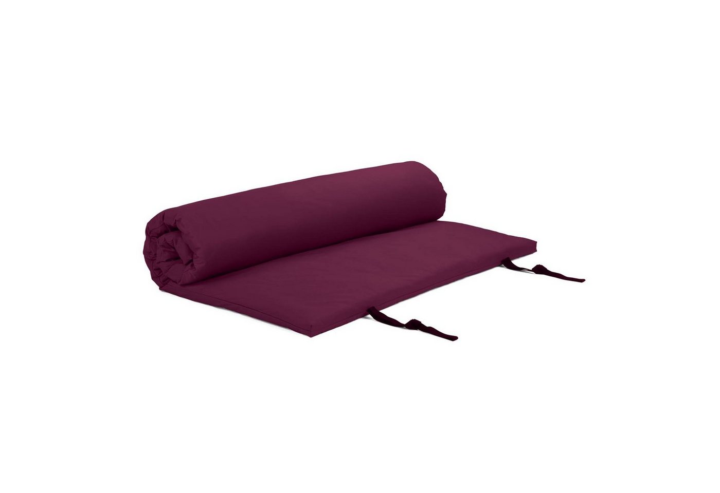 Welltouch Meditationskissen Shiatsumatte mit abnehmbarem Bezug 100x200 cm, aubergine, 4 lagig von Welltouch