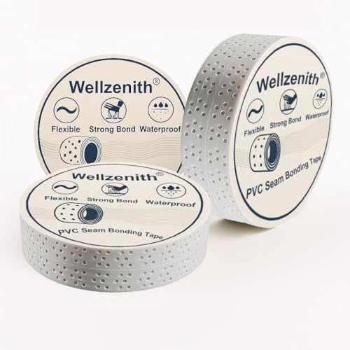 Wellzenith Eckschiene Trockenbau – 25m x 5cm Perforiertes Nahtband für Trockenbau, Decke, Ecken, Wände – Wasserdicht, Flexibel, Einfach zu Verarbeiten von Wellzenith
