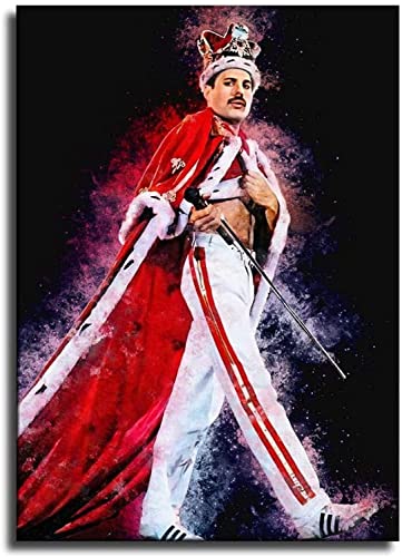 5d Diamond Painting Diamant Bilder FüR Erwachsene Und Kinder Freddie Mercury Queen-Bild DIY Kreuzstich Arts Craft Kristall Strass Stickerei 15.7"x19.7"(40x50cm) Kein Rahmen von Welmini