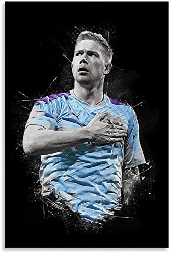 DIY 5d Diamant Malerei Kristall Strass Painting Manchester City Kevin De Bruyne und Foto Stickerei Bilder Kunst Handwerk FüR Erwachsene Und Kinder 11.8"x15.7"(30x40cm) Kein Rahmen von Welmini