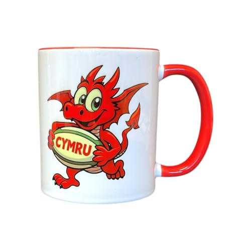Cymru! Tasse mit walisischem Rugby-Motiv von Welsh High Street