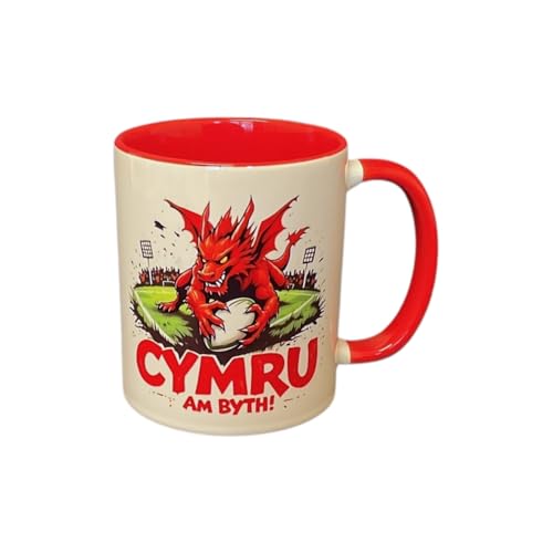 Welsh High Street Cymru Am Byth! Rugby Nations Tasse von Welsh High Street