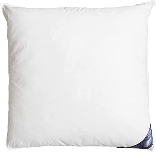 Welt der Träume Kissen Kleinkissen Kopfkissen 2 St.(Set) oder 4 Stück (Set) zur Auswahl 40x40 cm | Füllgewicht: 300gr | Bezug: Baumwolle I Federn-Daunenkissen | kein Lebendrupf | weiß (2) von Welt der Träume