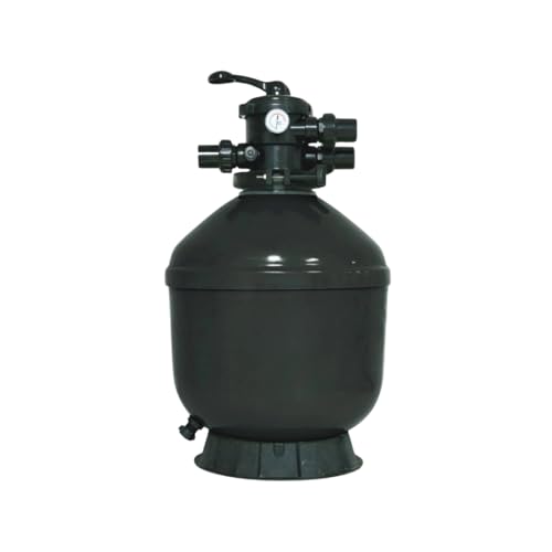 WeltenMarkt TMG 650 Sandfilteranlage für Pool bis 82.5 m³ |16.5 m³/h Durchfluss | Ø666 mm Polyesterkessel mit 10 J. Garantie | Inkl. 6-Wege-Top-Mount-Ventil & 2 Zoll Anschlüsse | Robuster Poolfilter von WeltenMarkt