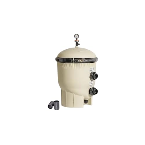 WeltenMarkt Clean & Clear Plus Poolfilter – 2" PP Glasfaserverstärkt – 3,5 bar – 39 m² Filterfläche – 22 m³/h (22.000 L/h) – Kartuschenfilter – Grau – Typ CCP420 von WeltenMarkt