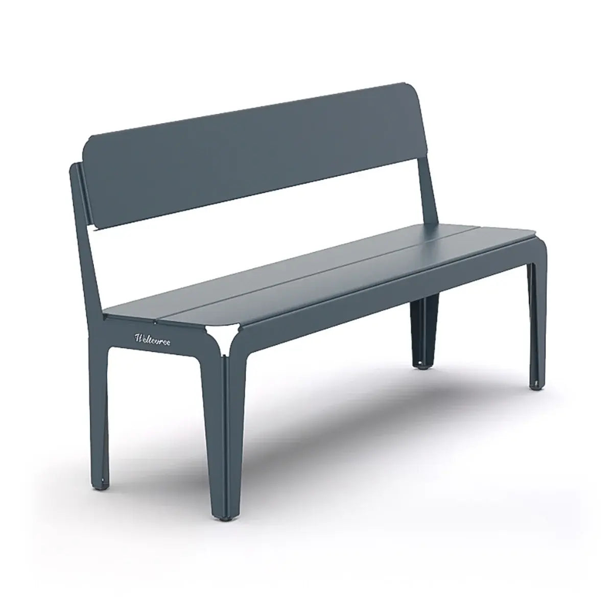 B-Ware Weltevree Bended Bench Bank Sitzmöbel Gartenbank Blaugrau Aluminium Outdoor B-Ware Weltevree Bended Bench Bank Sitzmöbel Gartenbank Blaugrau Aluminium Outdoor von Weltevree
