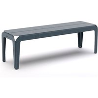 Weltevree - Bended Bench Bank L 140 cm, graublau (RAL 5008) von Weltevree