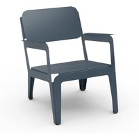 Weltevree - Bended Lounger Outdoor-Loungestuhl, graublau (RAL 5008) von Weltevree