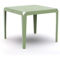 Weltevree - Bended Table Bistrotisch, 90 x 90 cm, blassgrün (RAL 6021) von Weltevree