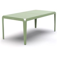 Weltevree - Bended Table Outdoor-Tisch, 180 x 90 cm, blassgrün (RAL 6021) von Weltevree