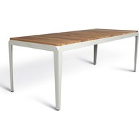 Weltevree - Bended Table Wood Outdoor, 220 cm, achatgrau von Weltevree