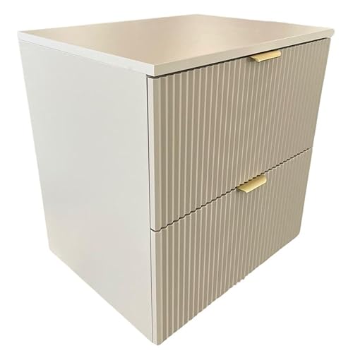 Wena Meble Waschtischunterschrank Willy - Hochwertiger Badezimmerschrank mit 60 cm Breite und stilvollem Design (Kaschmir Geriffelte Fronten) von Wena Meble