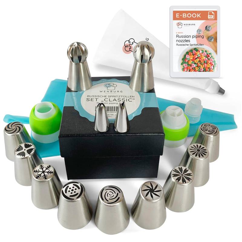 Spritztüllen-Set - 38-teilig Spritztüllen-Set - 38-teilig von Wenburg