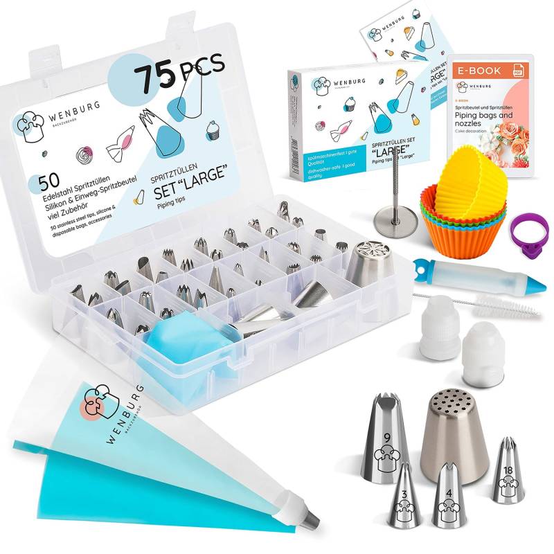 Spritztüllen-Set - 75-teilig von Wenburg