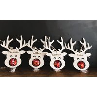 Schokoladen Halter Rentier Personalisiert, Rentiernasen, Holz Weihnachtsbaum, Mitbringsel, Kleinigkeit, Gastgeschenk Weihnachten Schokoladen Halter Rentier Personalisiert, Rentiernasen, Holz Weihnachtsbaum, Mitbringsel, Kleinigkeit, Gastgeschenk Weihnachten von WendelinchenDesign