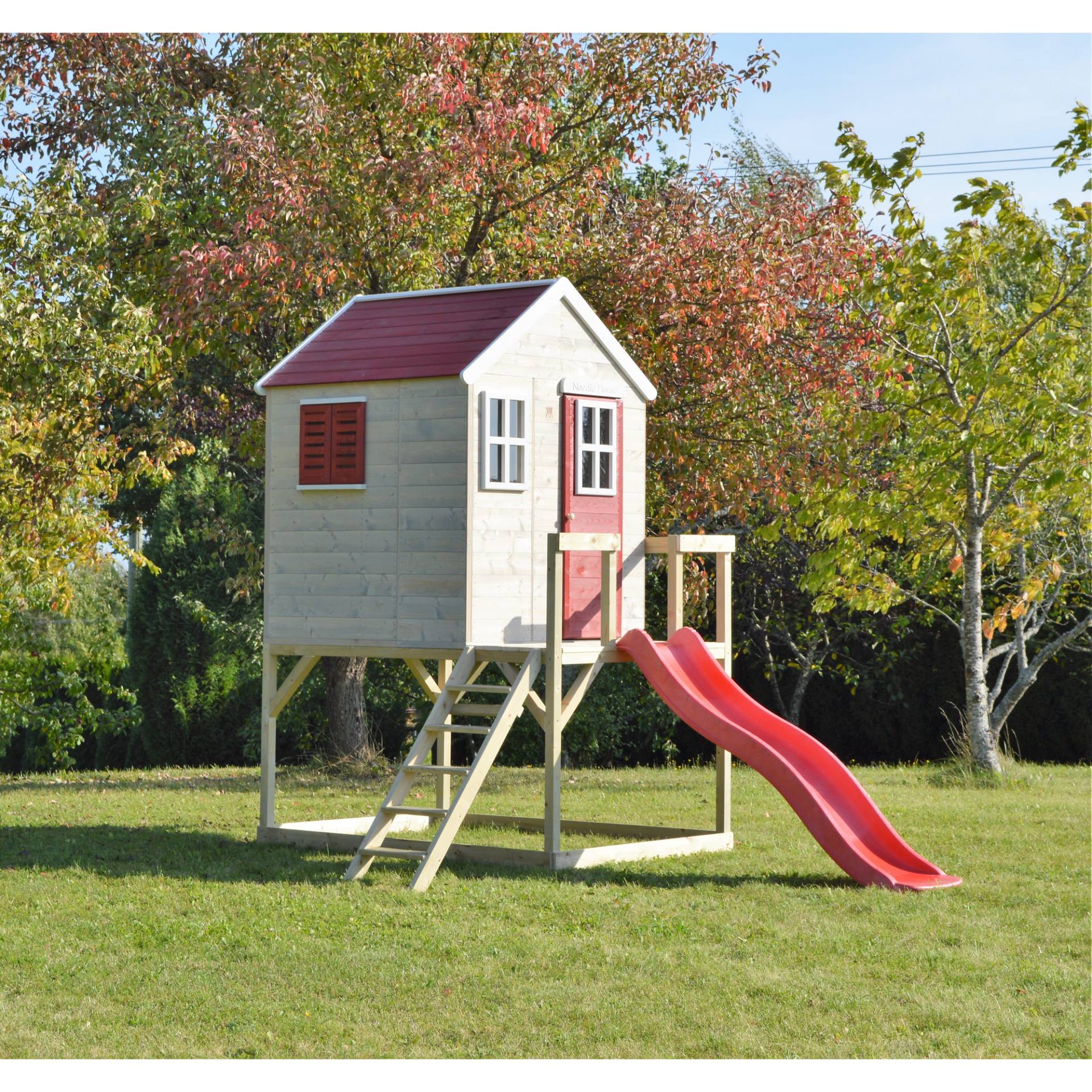 Wendi Toys Stelzenhaus 'Tiger' Natur Kiefernholz 310 x 350 x 242 cm Wendi Toys Stelzenhaus 'Tiger' Natur Kiefernholz 310 x 350 x 242 cm von Wendi Toys