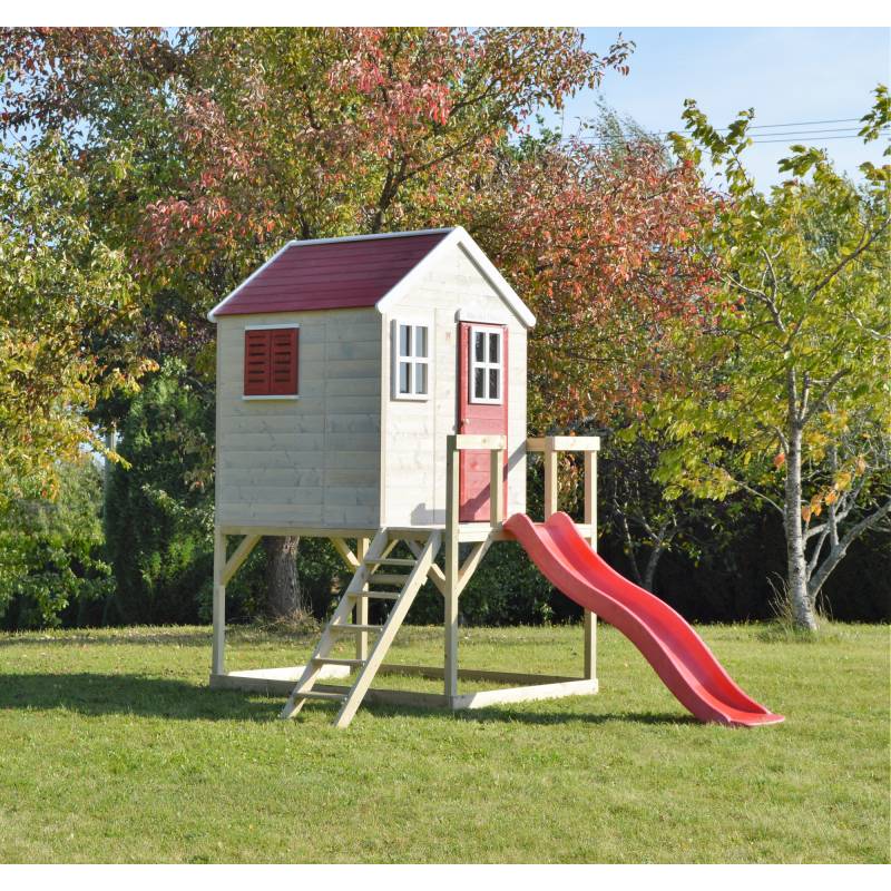 Wendi Toys Stelzenhaus 'Tiger' Natur Kiefernholz 310 x 350 x 242 cm von Wendi Toys