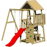 Wendi Toys Stelzenspielhaus Gorilla natur B/H/L: ca. 270x270x290 cm von Wendi Toys