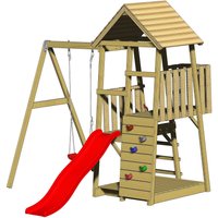 Wendi Toys Stelzenspielhaus Panda natur B/H/L: ca. 270x270x290 cm von Wendi Toys