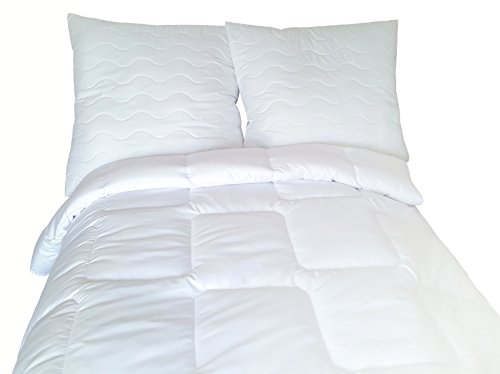 Wendre Allergiker Bettdecke Decke Antibakteriell Steppbett mit Milbenschutz Milbendicht Atmungsaktiv • gegen Hausstauballergie (200x200cm) von WENDRE