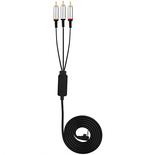 Wendry Audio-Video-Kabel, AV-Kabel für PSP1000 2000 3000, Ersatz-Audio-Video-Kabel, 1,5 m ABS-Kabel, AV-Kabel für PSP von Wendry