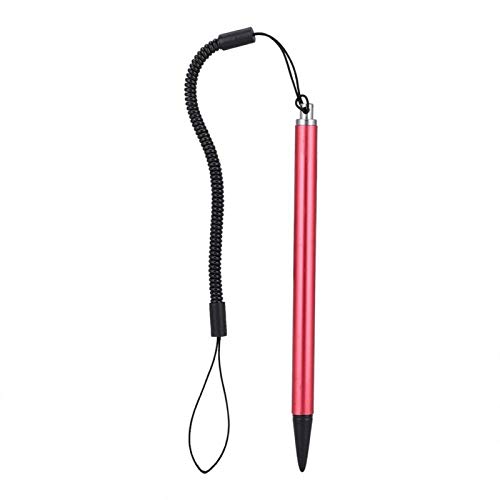 Wendry Universal Capacitive Precision Styli,Touch Stylus Pen mit Federseil Geeignet für resistive Handys, resistive Tablets, MP4, MP5, Schreibkarten(Rot) von Wendry