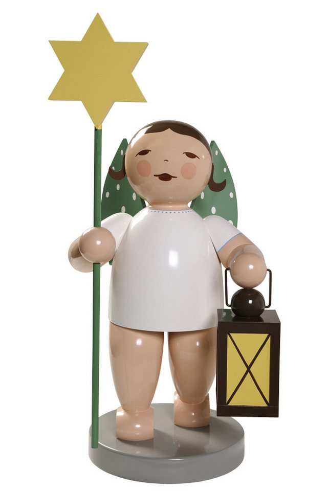 Wendt & Kühn Dekofigur Wendt & Kühn Engel, groß, mit Stern und Laterne 60 cm von Wendt & Kühn