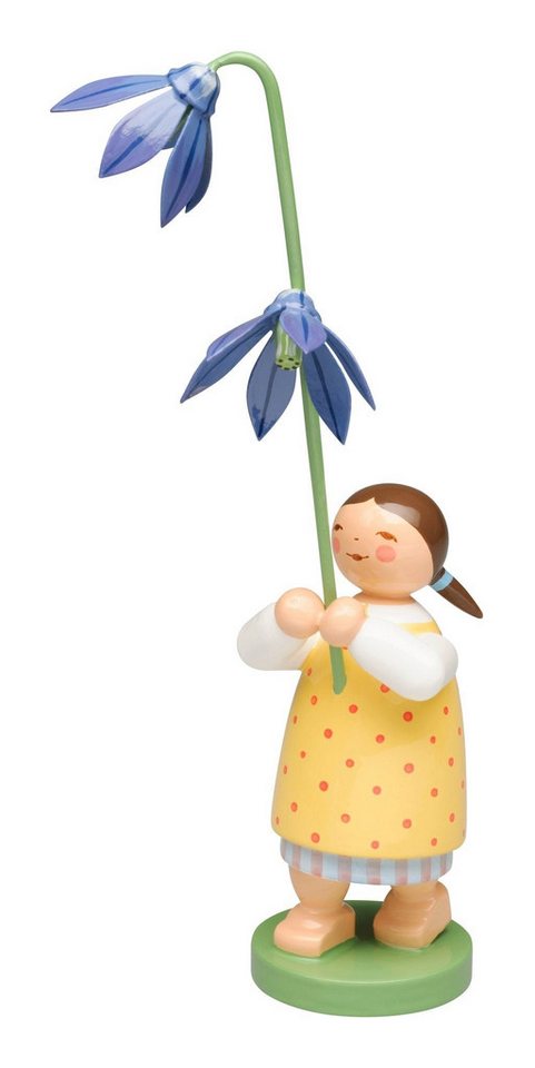 Wendt & Kühn Dekofigur Wendt & Kühn 'Mädchen mit Blaustern - 13cm' Wendt & Kühn Dekofigur Wendt & Kühn 'Mädchen mit Blaustern - 13cm' von Wendt & Kühn