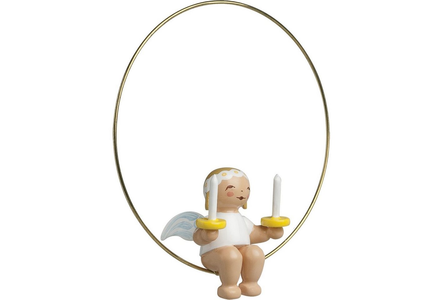 Wendt & Kühn Weihnachtsfigur Christbaumengel im Ring mit Zwei Kerzen 6308/20 Wendt & Kühn Weihnachtsfigur Christbaumengel im Ring mit Zwei Kerzen 6308/20 von Wendt & Kühn