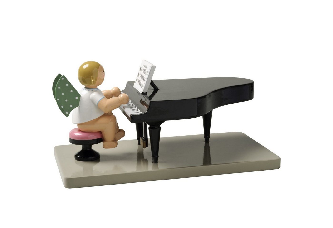 Wendt & Kühn Weihnachtsfigur Engel am Flügel 650/23, Haarfarbe zufällig blond oder braunhaarig Wendt & Kühn Weihnachtsfigur Engel am Flügel 650/23, Haarfarbe zufällig blond oder braunhaarig von Wendt & Kühn